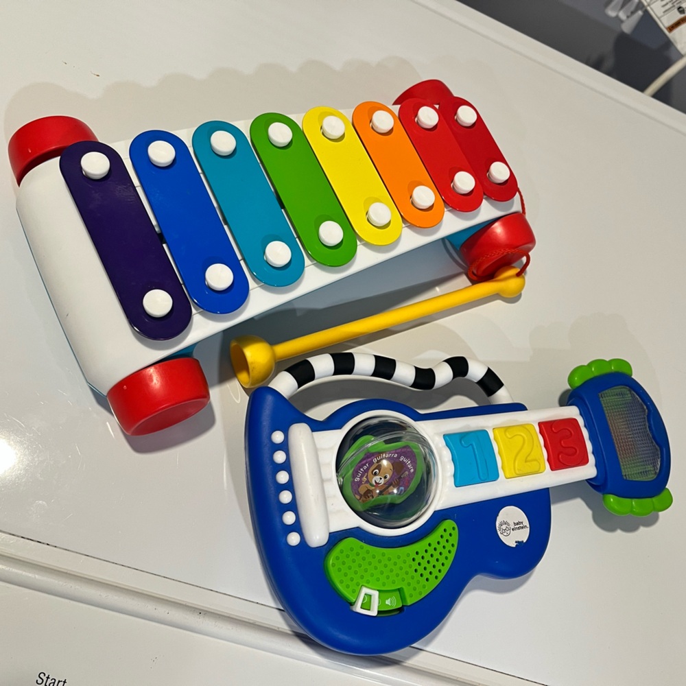 Rainbow Xylophone & Blue Guitar